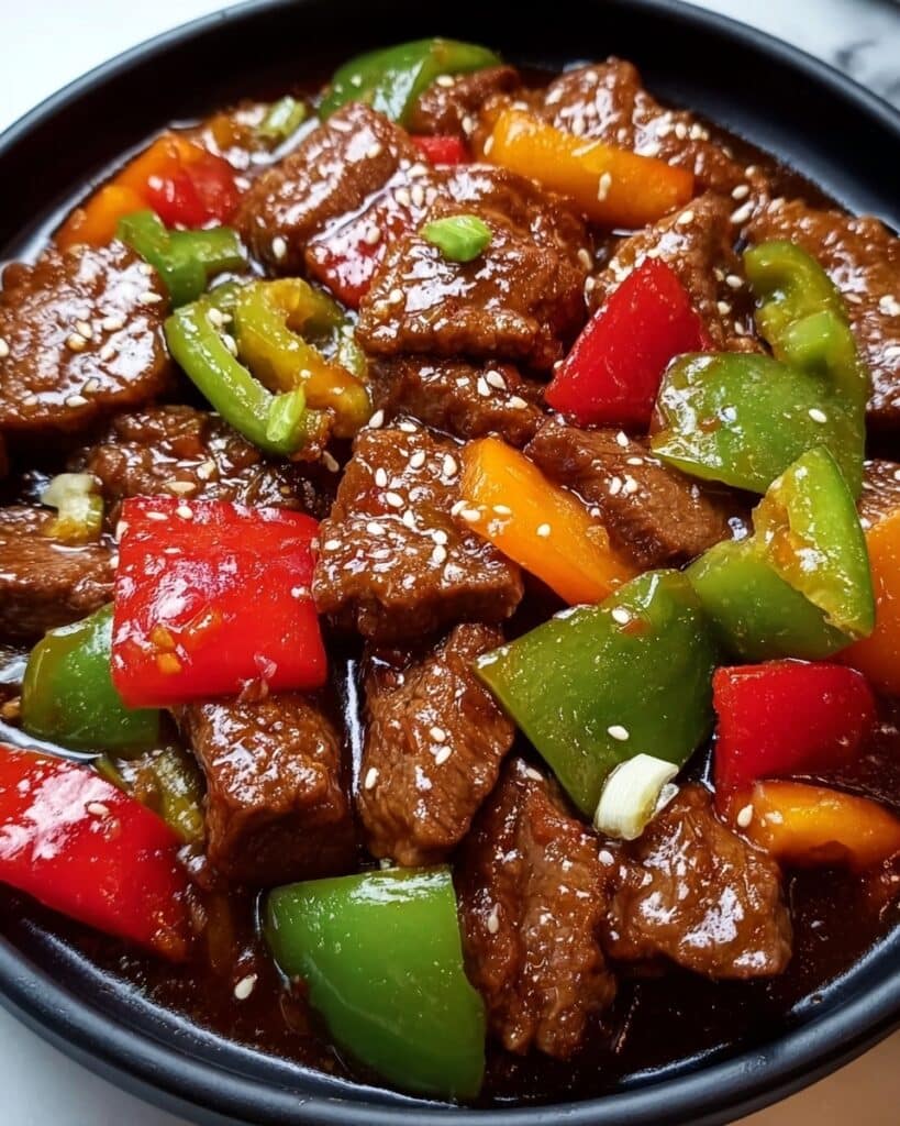 Easy Chinese Pepper Steak Recipe