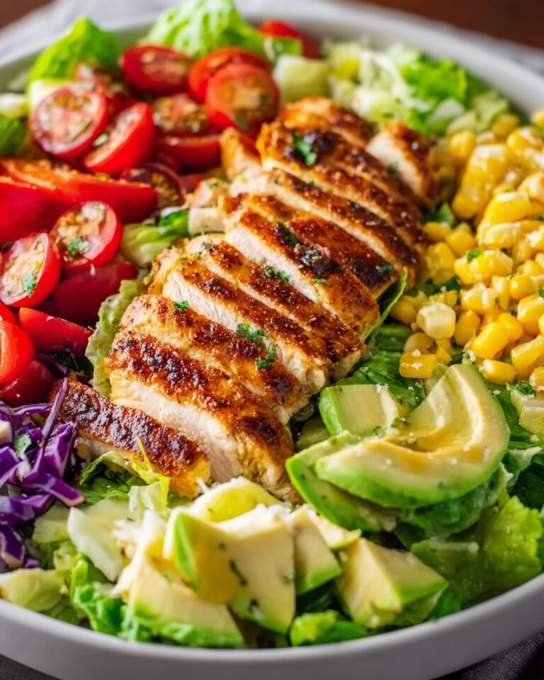 Easy Chicken Cobb Salad Recipe