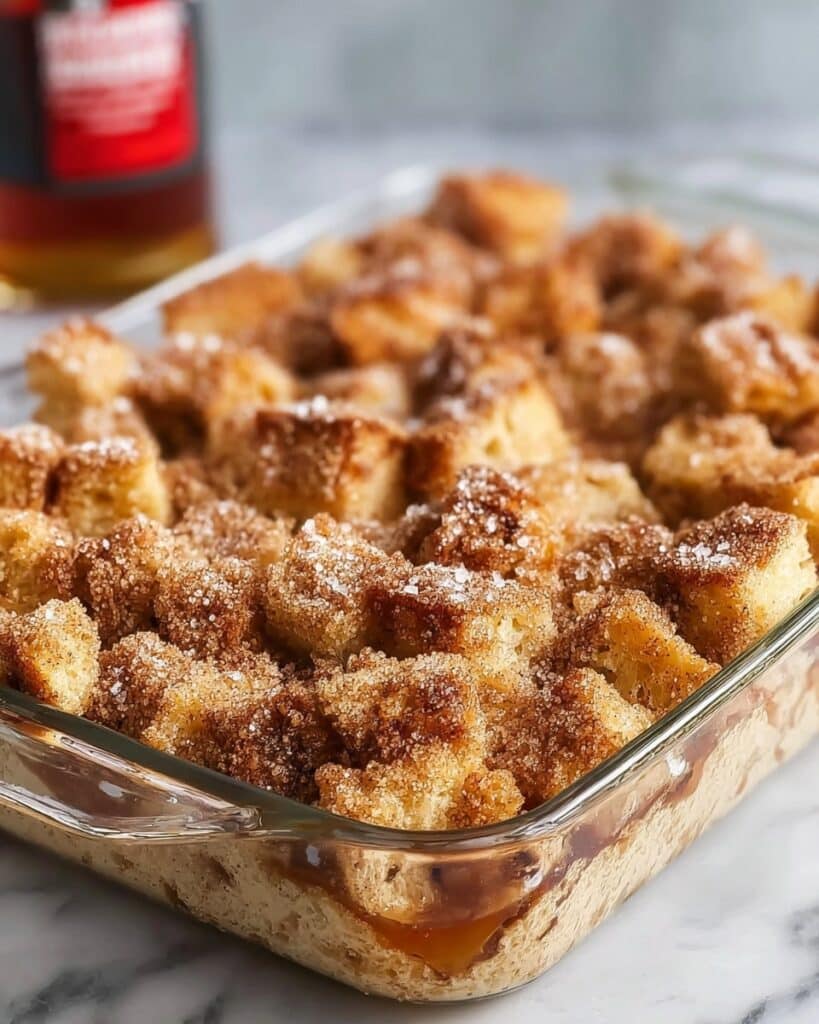 Sourdough French Toast Casserole with Lemon Cream Cheese Swirl and Apple Cinnamon Streusel Recipe