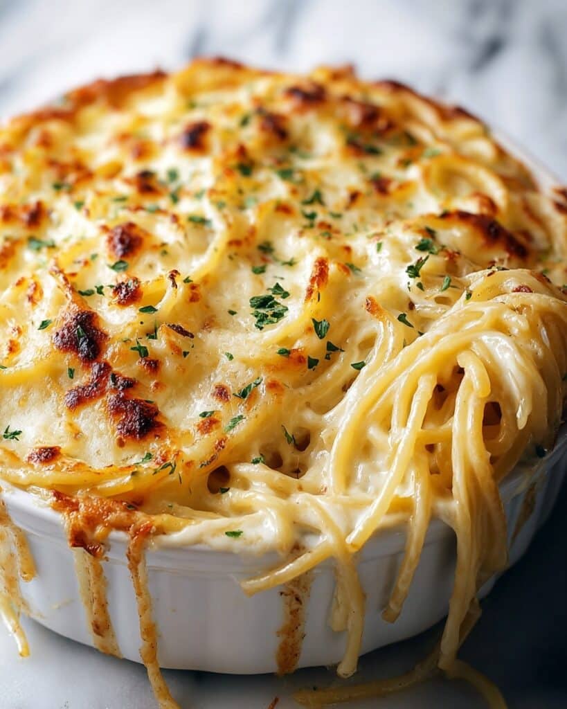 Baked Cream Cheese Spaghetti Recipe