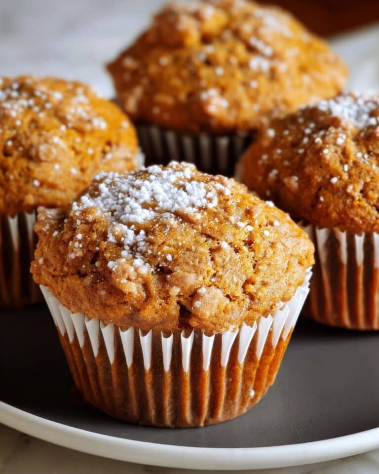 Pumpkin Oat Flour Muffins Recipe
