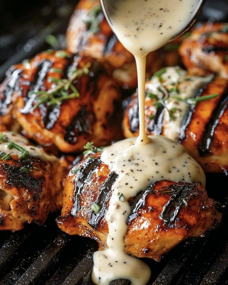 Cajun Grilled Chicken with Alabama White Sauce Recipe