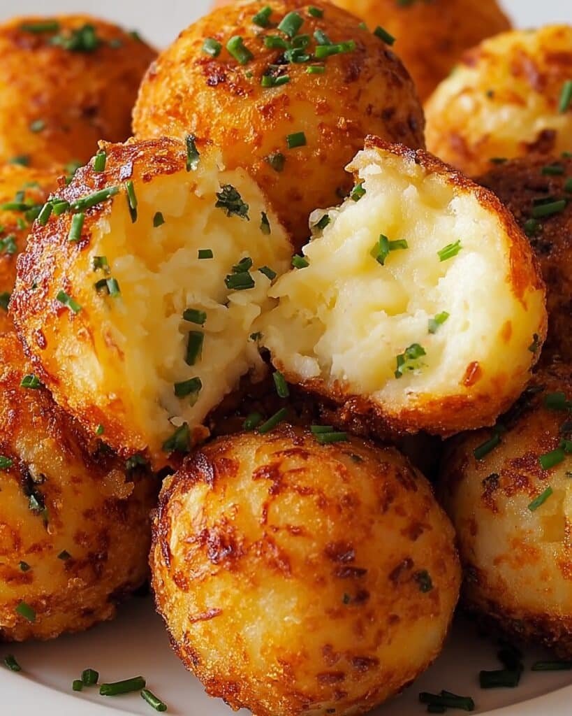 Leftover Mashed Potato Cheese Puffs Recipe