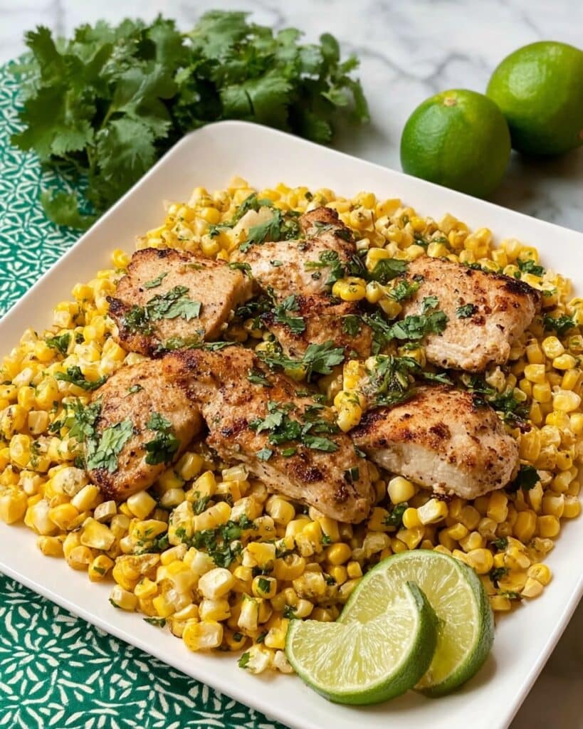 Cilantro-Lime Chicken with Fresh Corn Salsa Recipe